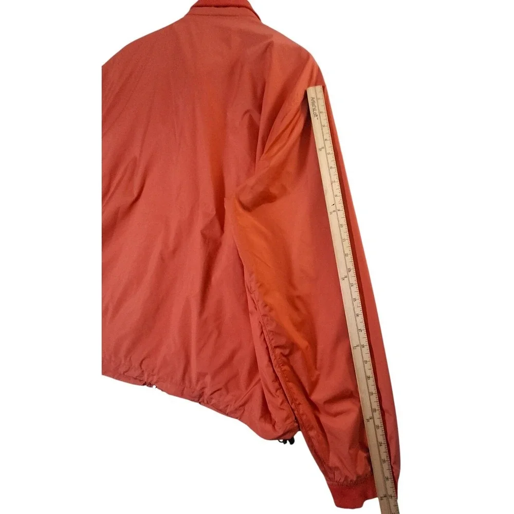 Peter Millar Hyperlight Gust Windbreaker Men's XL Orange Jacket Vented Golf